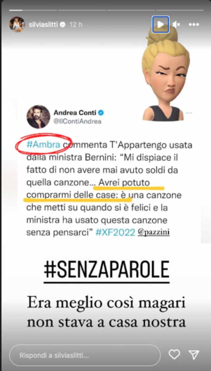 Ambra Angiolini accusata - Teresaventrone.it 